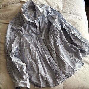 American Eagle Aerie oversized Small button down long sleeve loose dress shirt